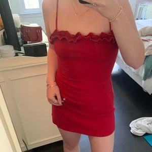 Reformation mini dress!